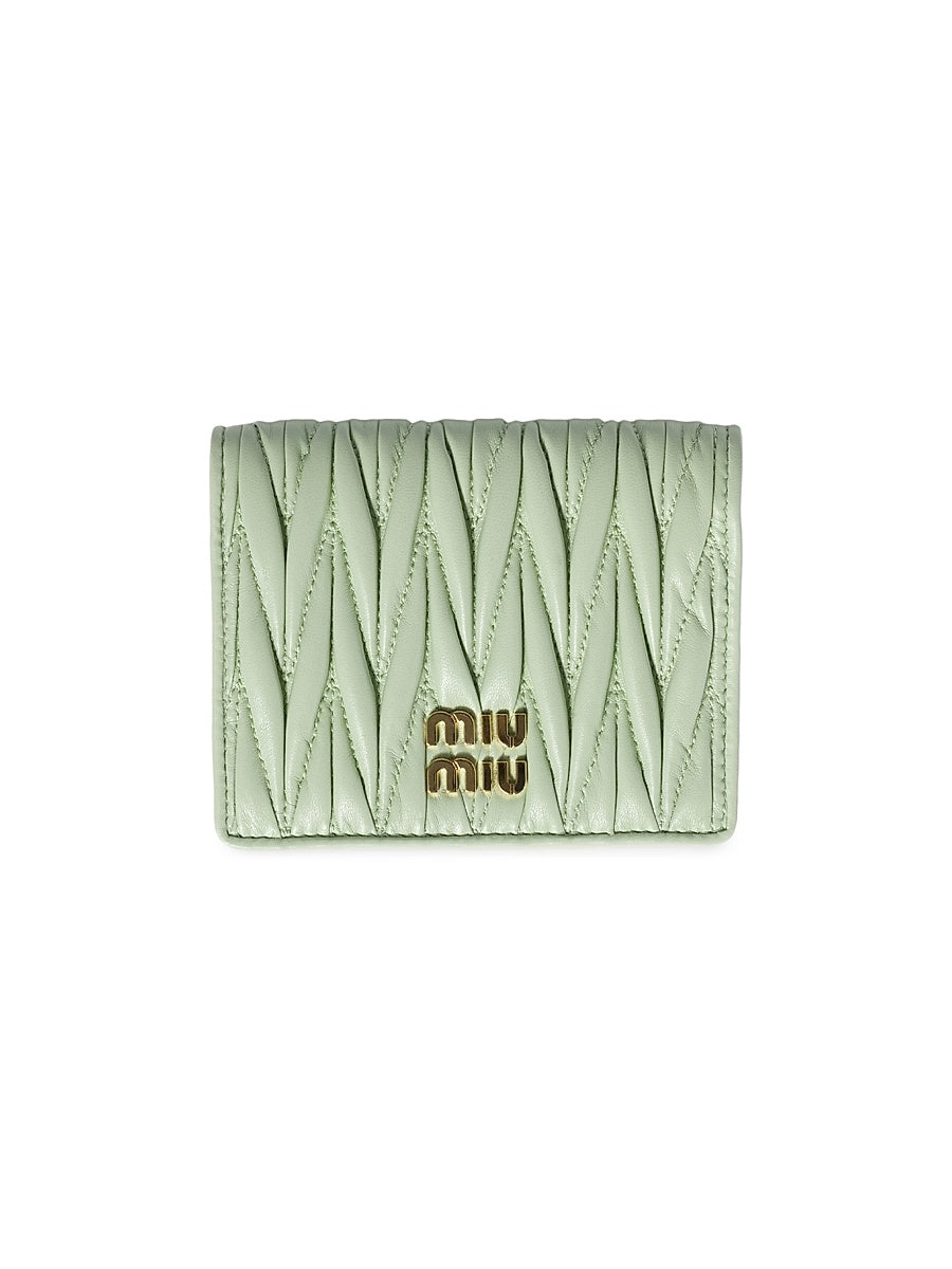 Small Matelassé Nappa Leather Wallet