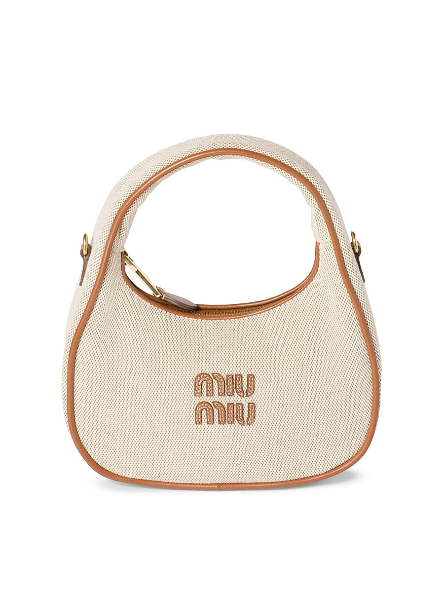 Wander Canvas and Leather Hobo Bag