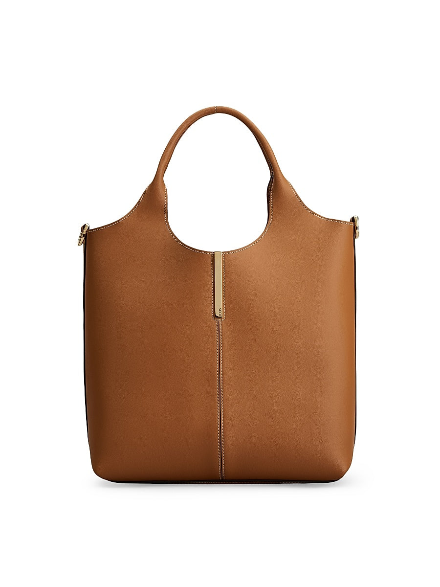 Small Leather Tote Bag