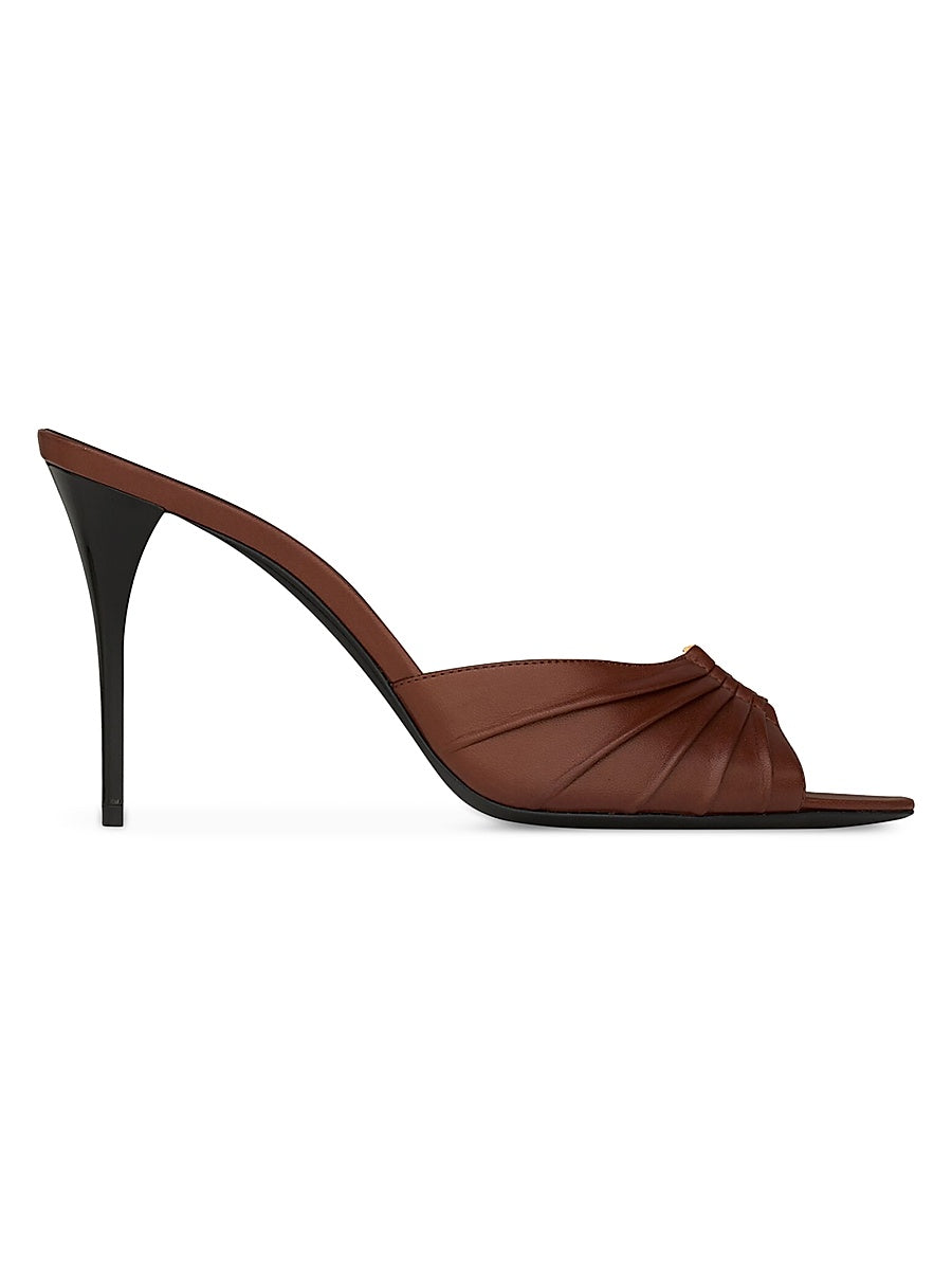 Babylone Mules in Smooth Leather