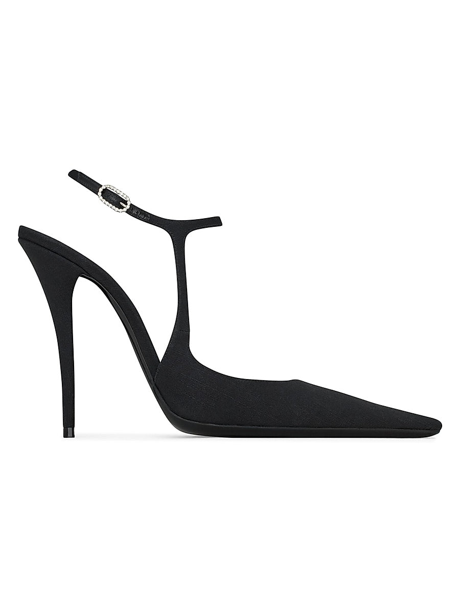 Manon Pumps in Shantung Silk
