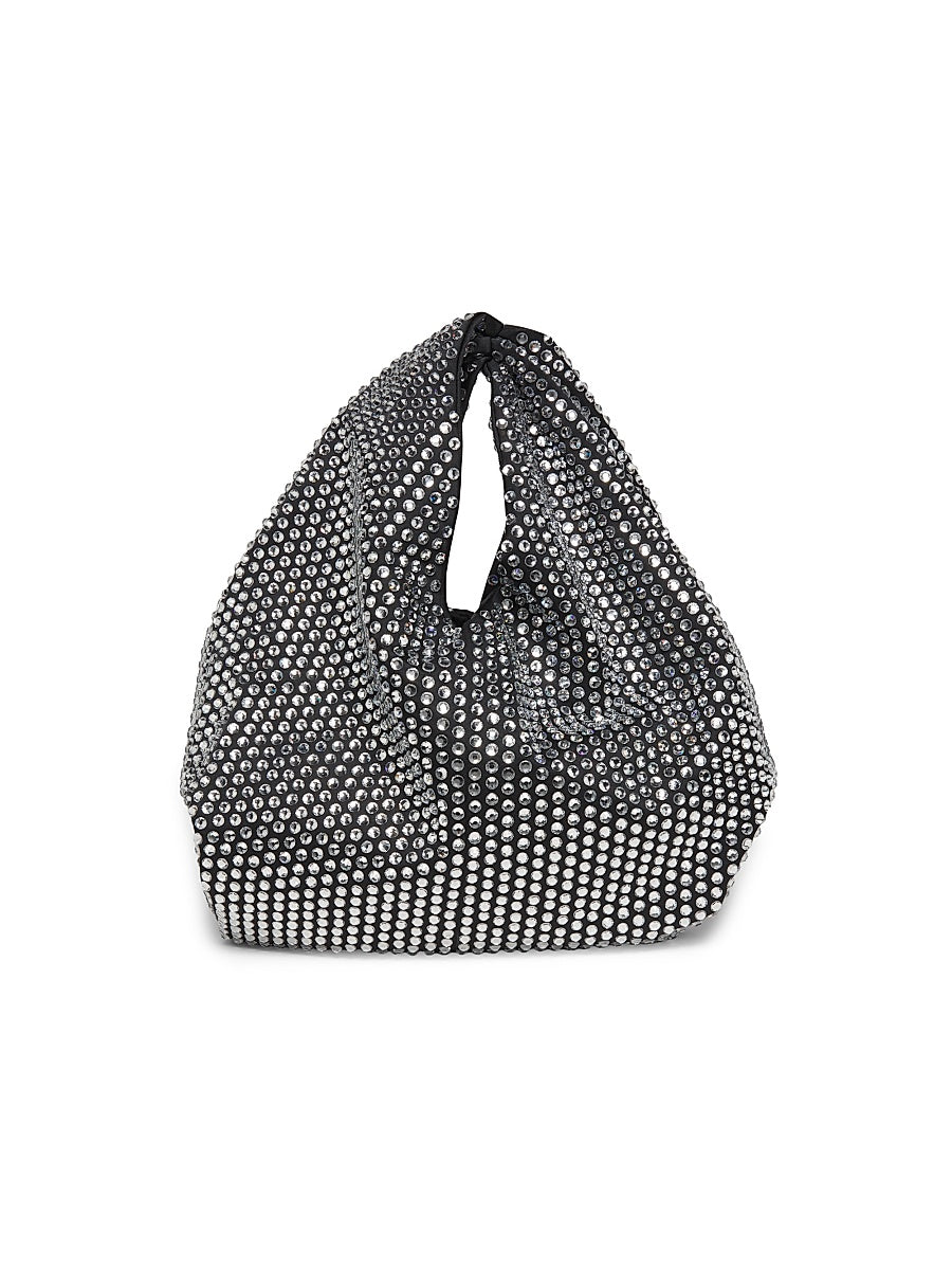 Simone Crystal-Embellished Top Handle Bag