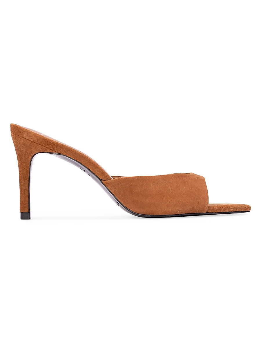 Brea 80MM Suede Mules