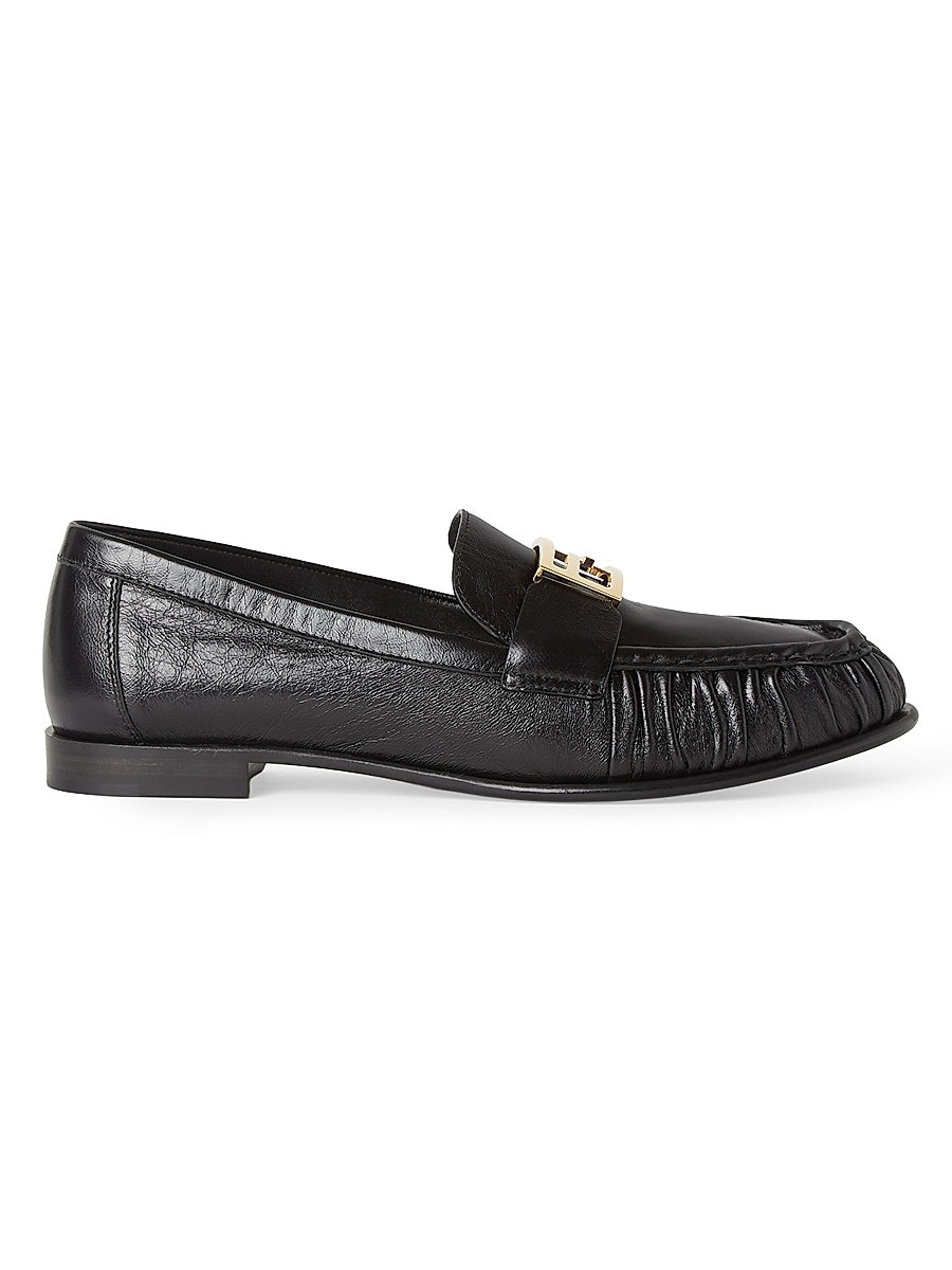 Baguette Leather Penny Loafers