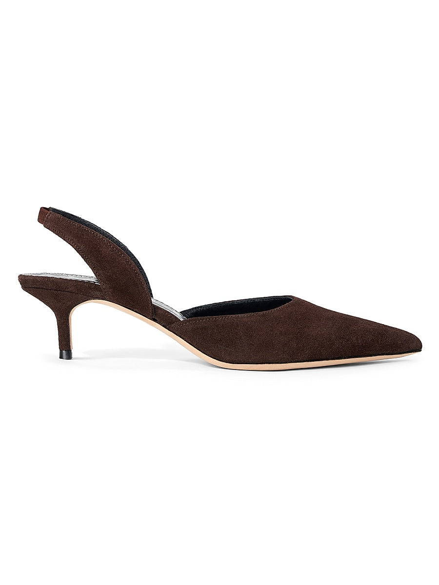 Sebastian 55MM Suede Slingback Pumps