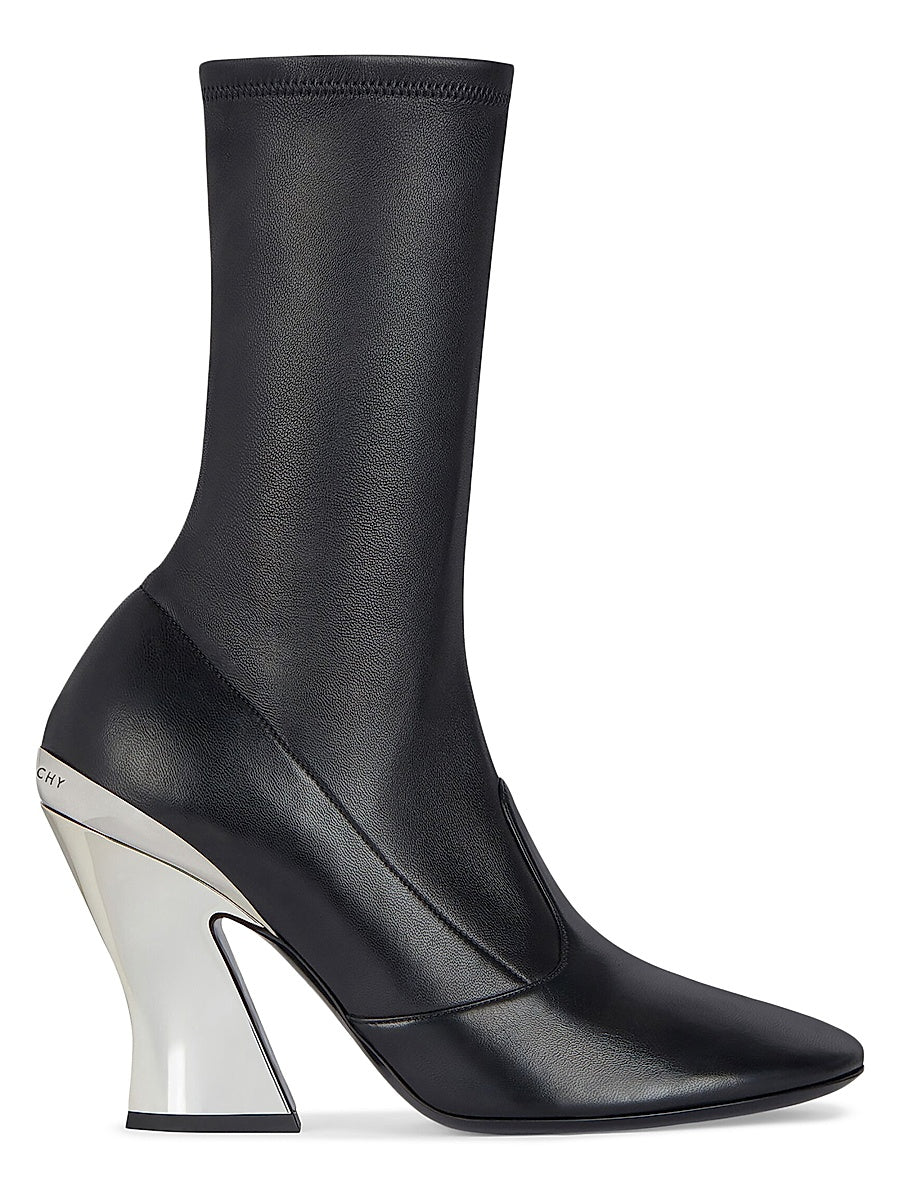 Sculpted Ankle Boots in Nappa Leather