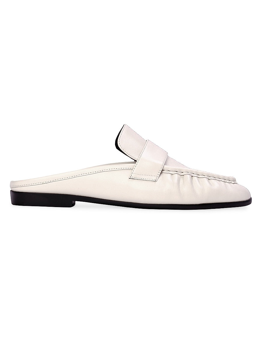 Gabby Backless Leather Loafers