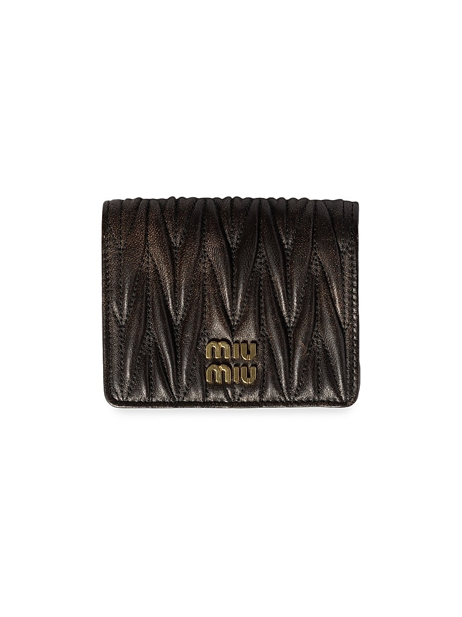 Small Matelassé Nappa Leather Wallet