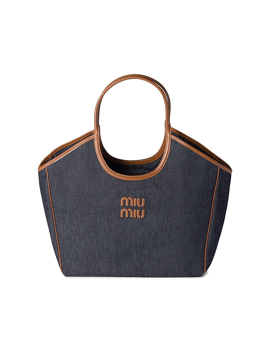 Ivy Denim Tote Bag