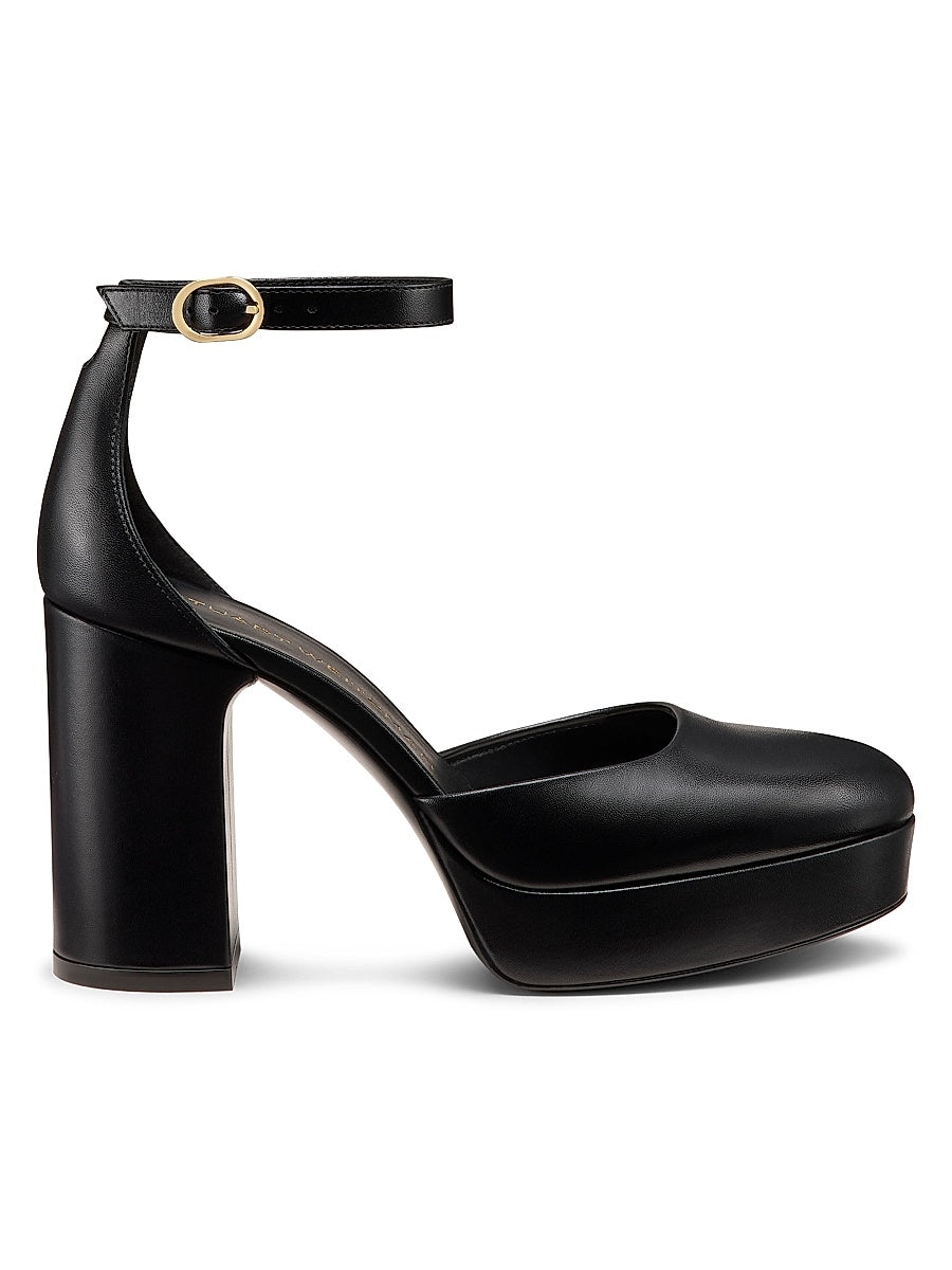Dayna 90MM Leather Platform Sandals