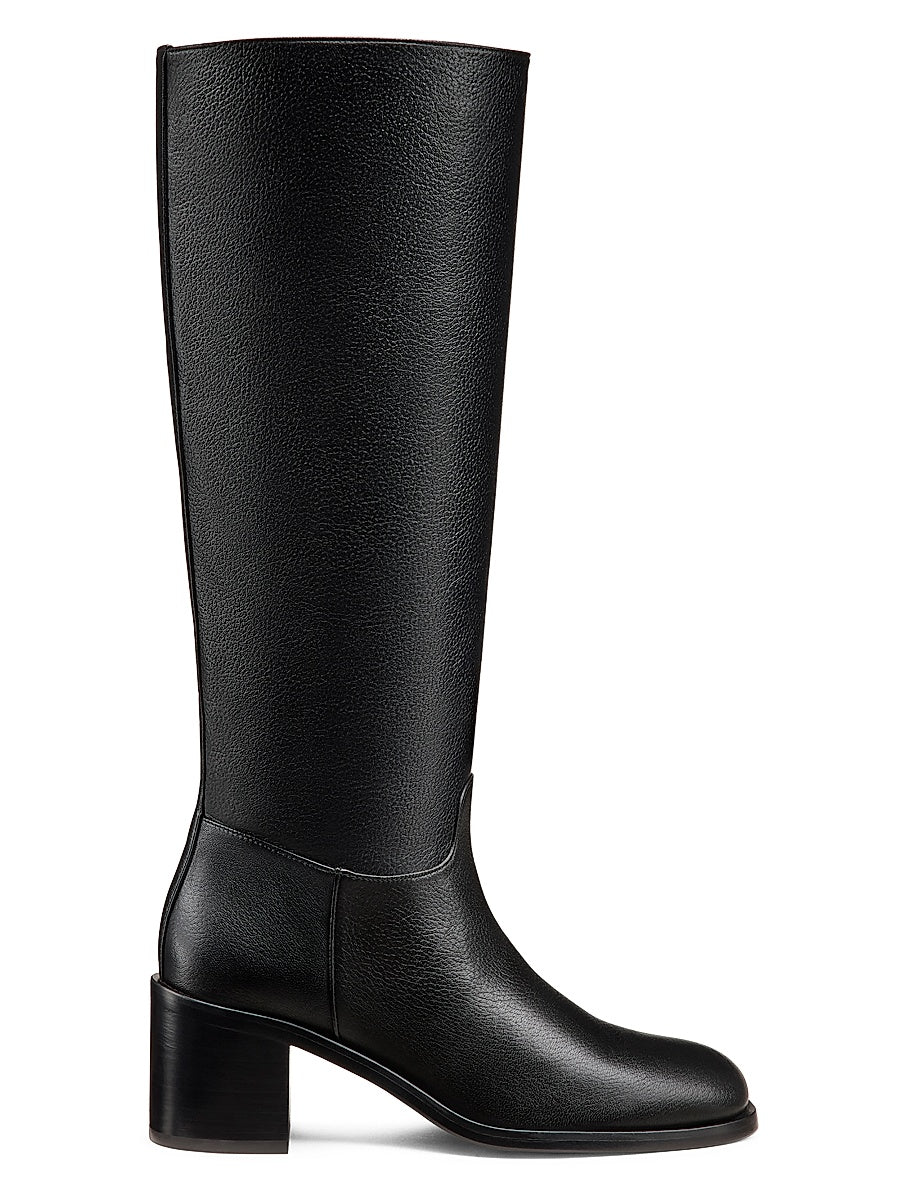 Finn 55MM Leather Knee-High Boots