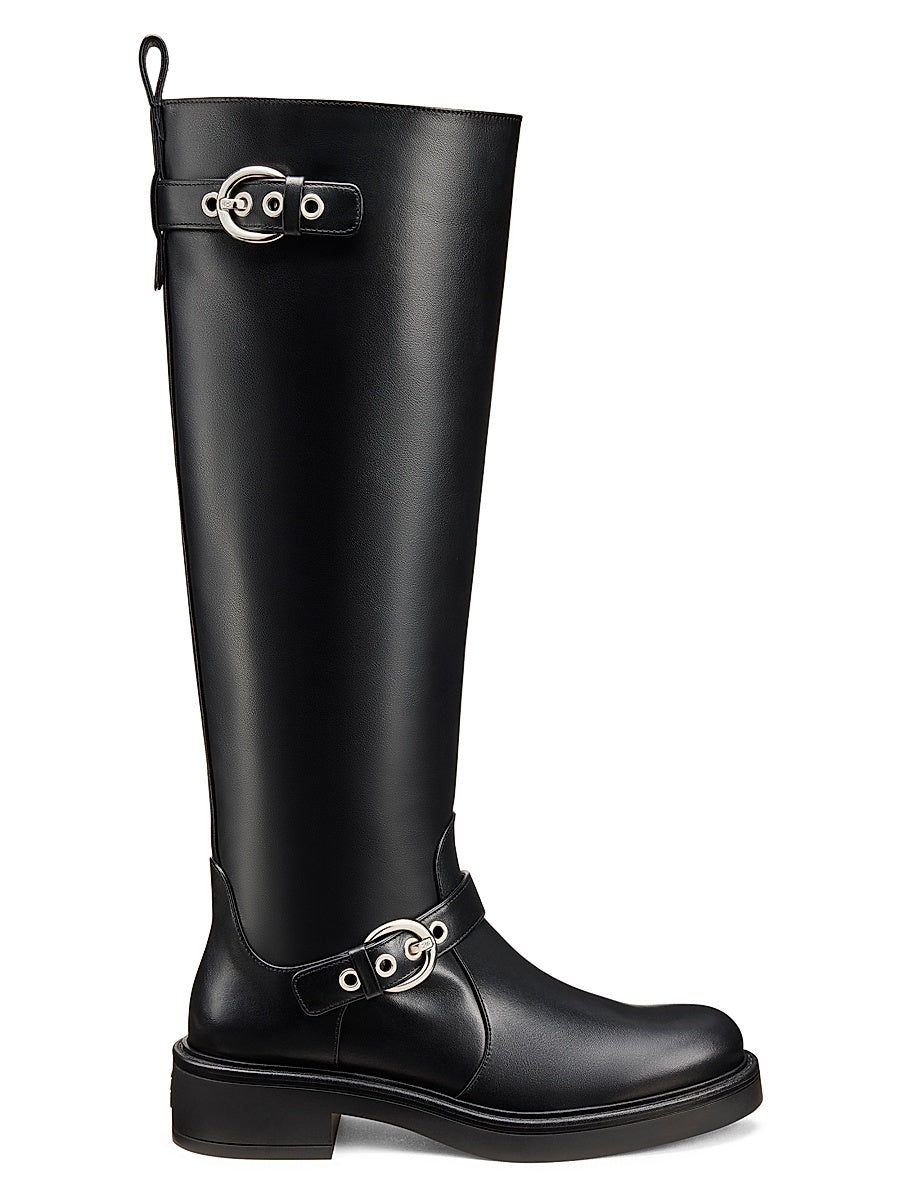 Chrystie 20MM Leather Knee-High Boots