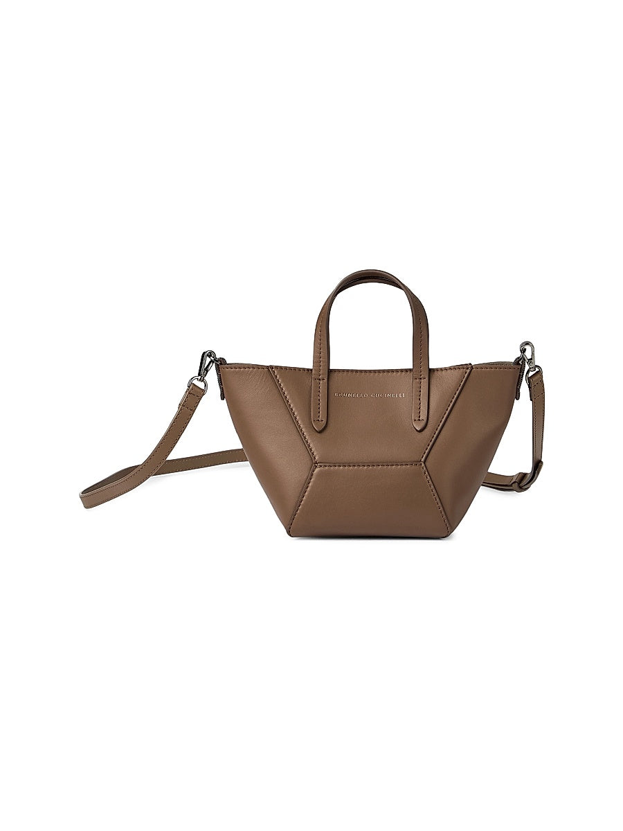 Duo Mini Bag in Calfskin with Monili