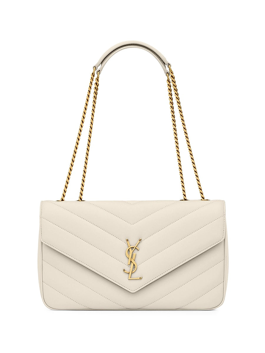 Loulou Medium Shoulder Bag in Lambskin Leather