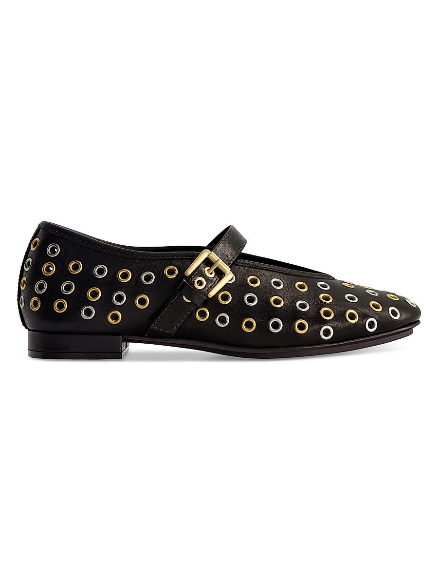 Borden Grommet Mary Jane Flats