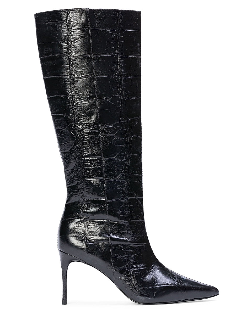 Ember 80MM Croc Embossed Boots