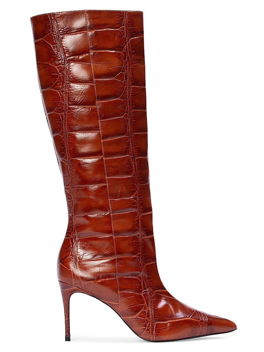 Ember 80MM Croc Embossed Boots
