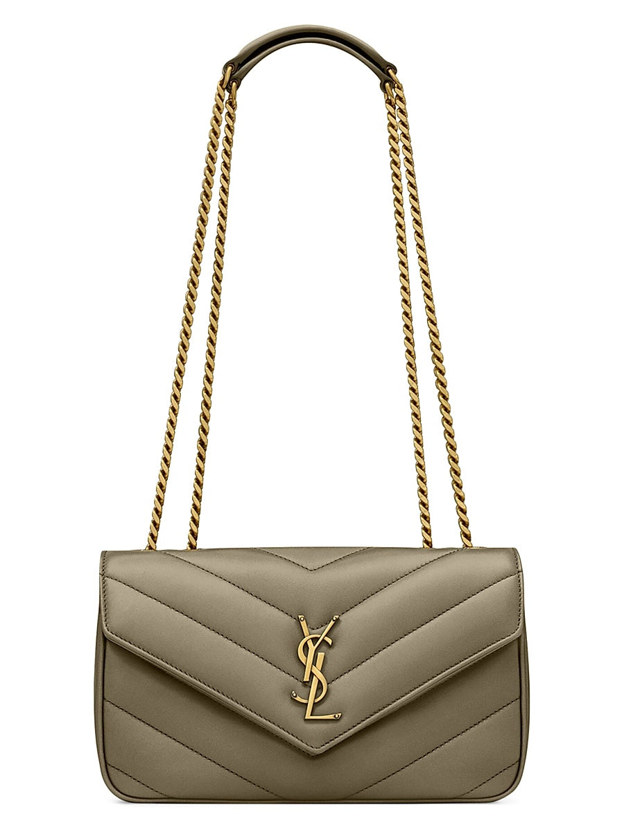Loulou Small Shoulder Bag in Lambskin Leather
