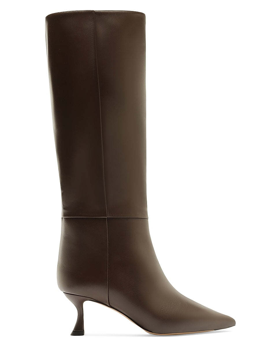 Brena 60MM Leather Knee-High Boots