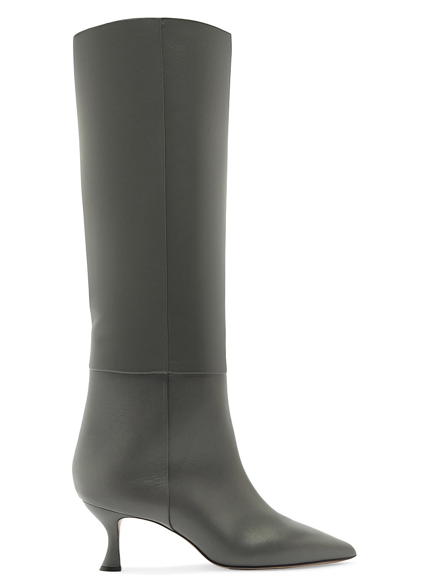 Brena 60MM Leather Knee-High Boots