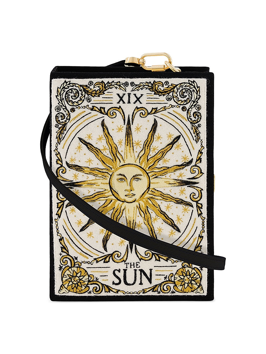 The Sun XIX Strapped Book Clutch