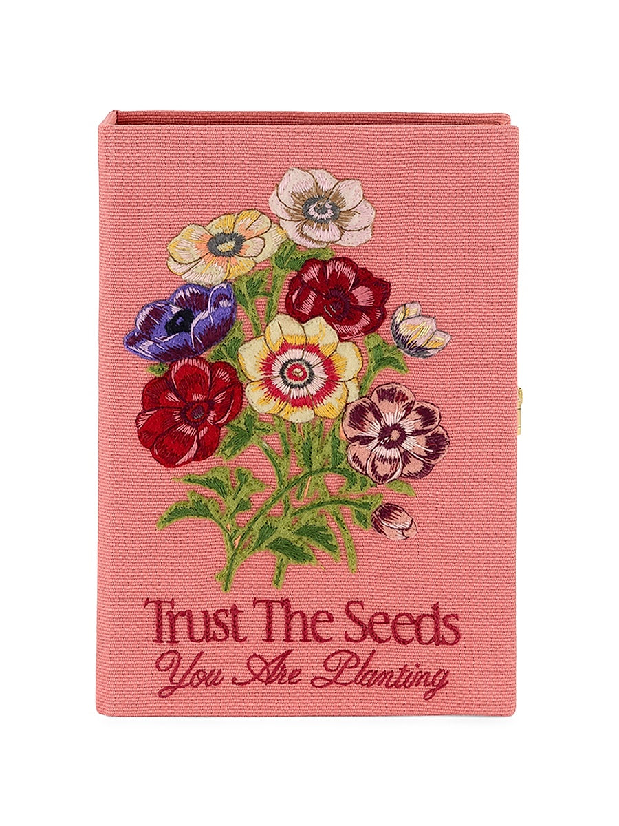 Trust The Seeds Book Clutch