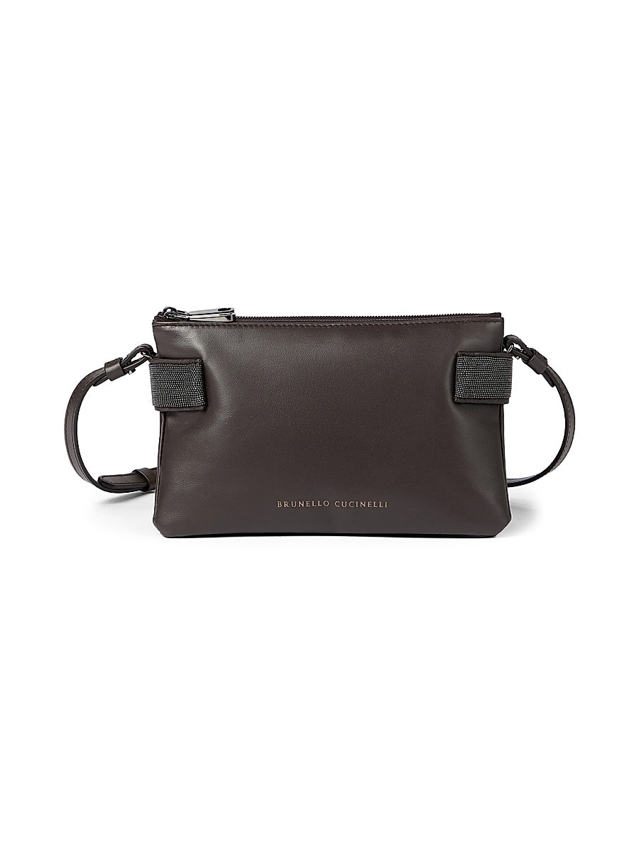 Essence Mini Shoulder Bag in Calfskin with Precious Bands