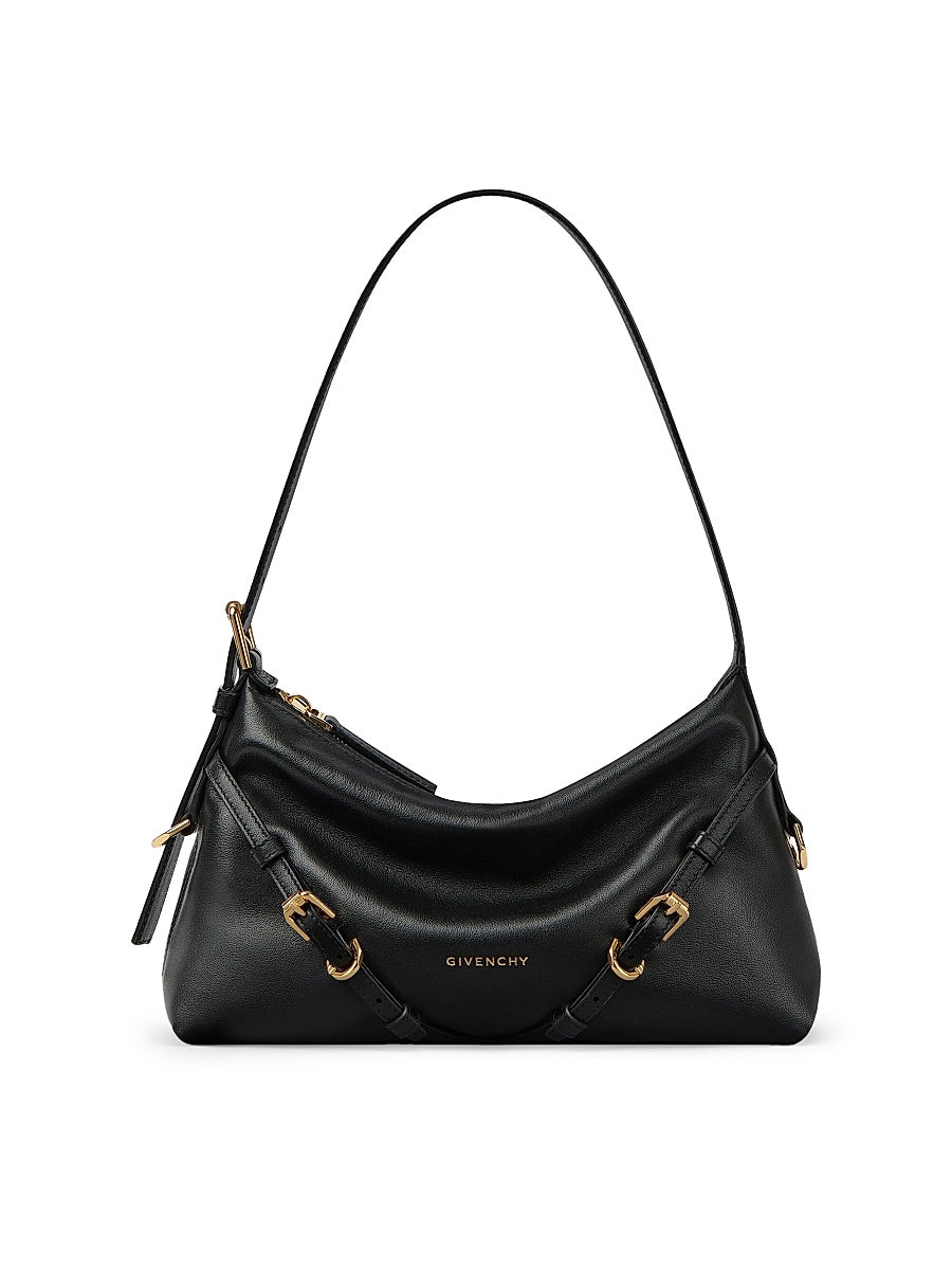 Mini Voyou Shoulder Bag in Shiny Leather