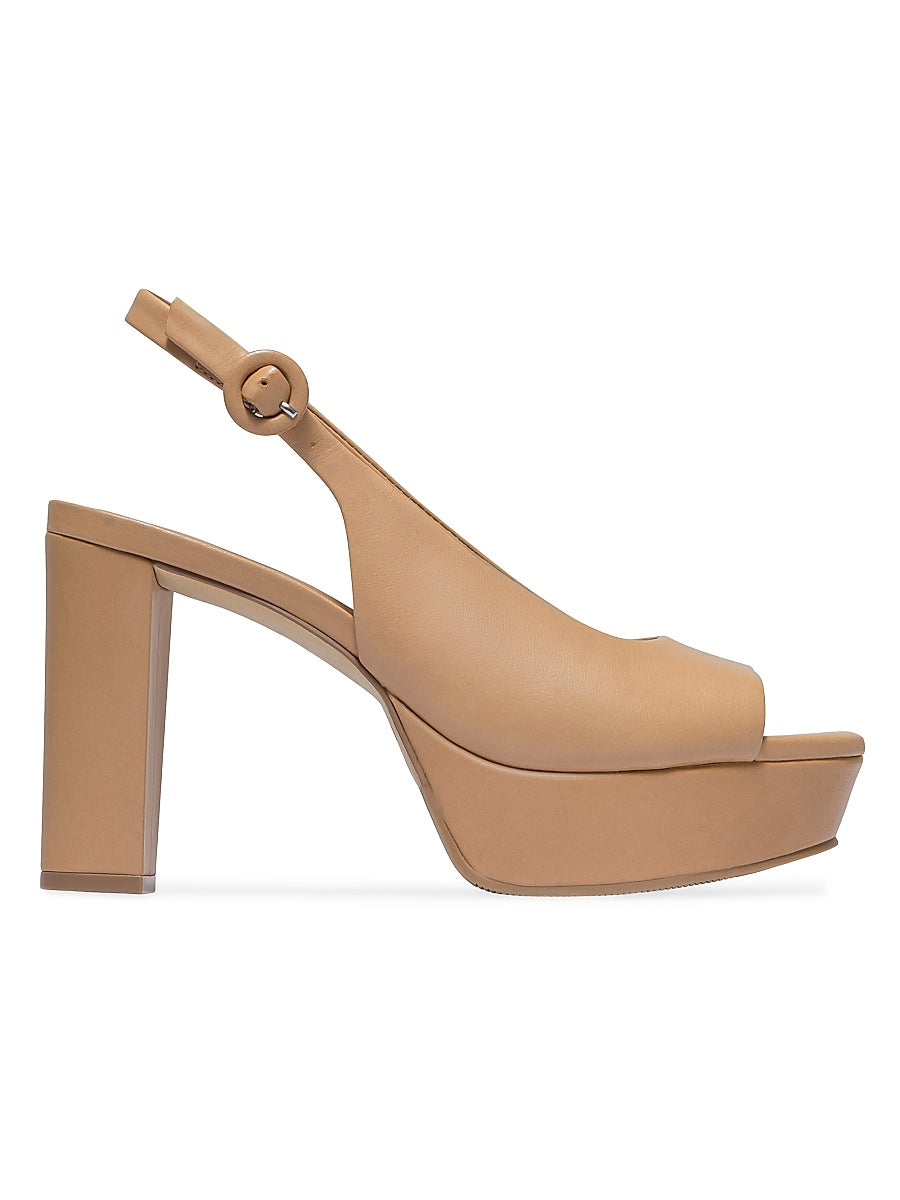 Vega Peep Toe Platform Pumps