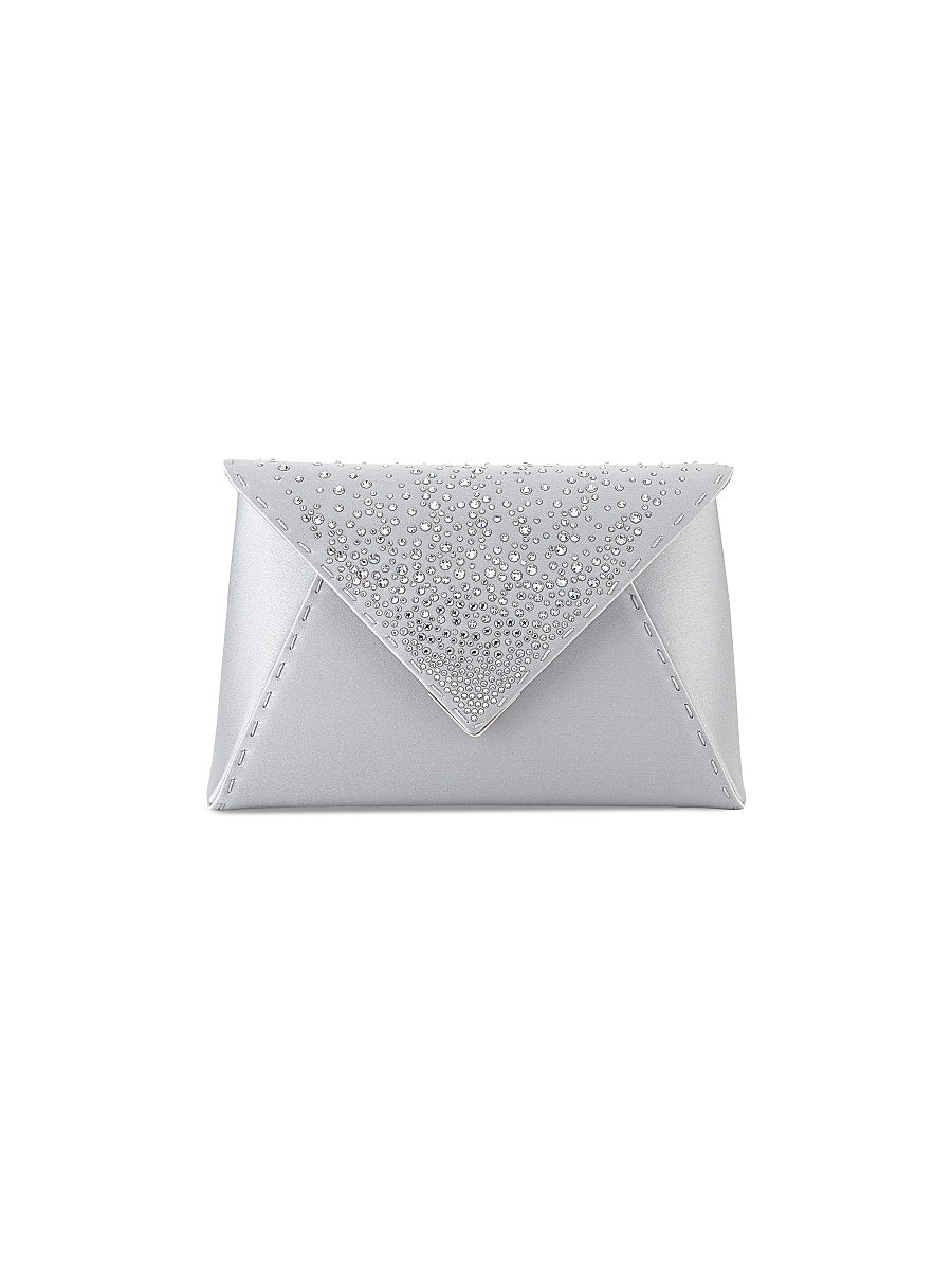 Lee Pouchet Small Crystal and Satin
