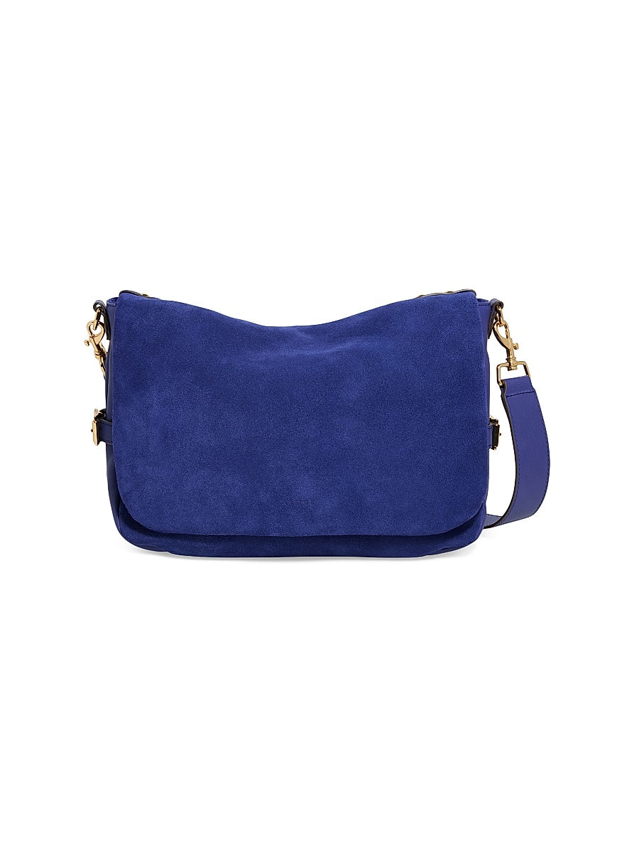 Gramercy Suede Messenger Bag