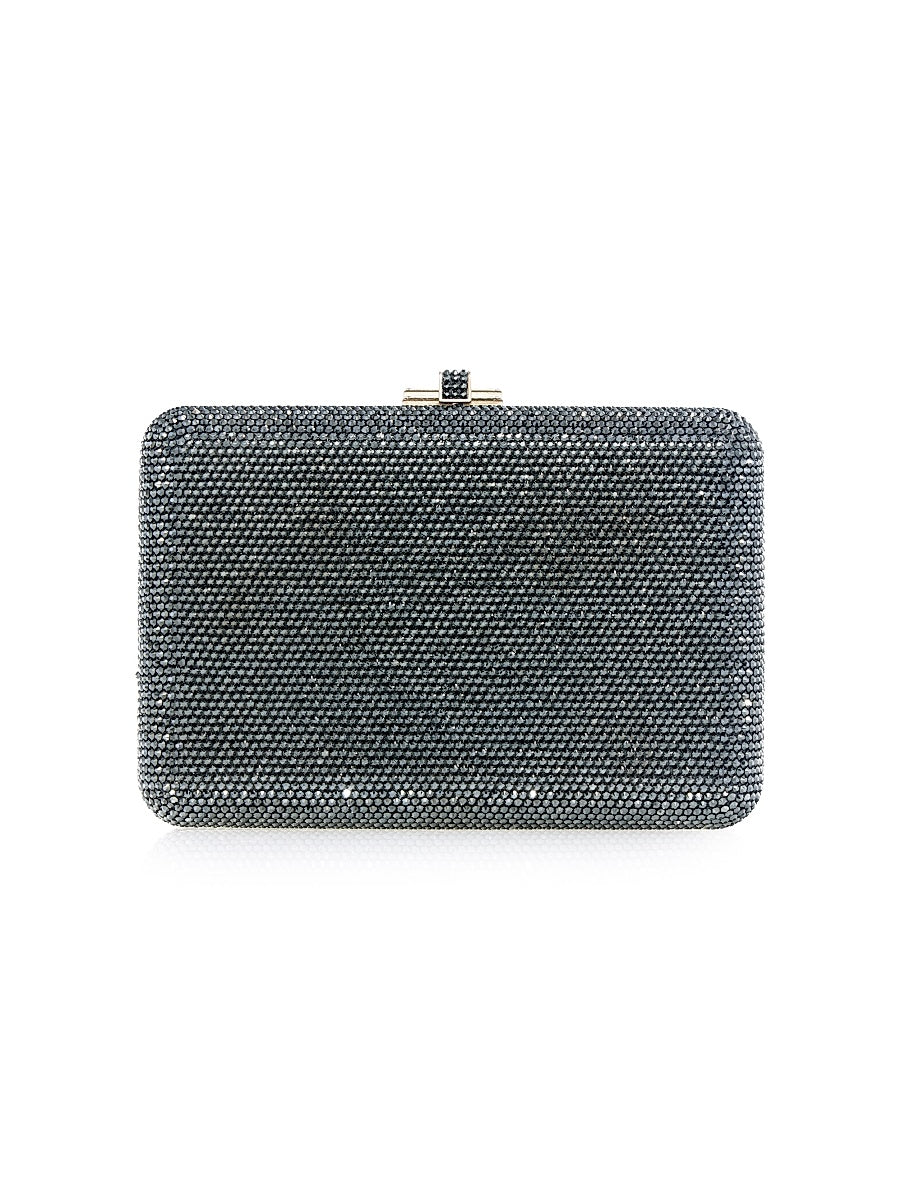 Slim Slide Crystal Clutch