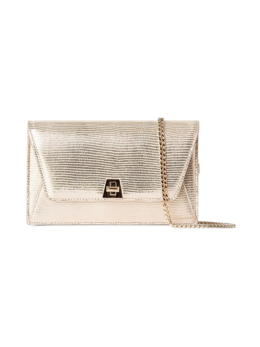 Anouk Envelope Patent Leather Crossbody Bag