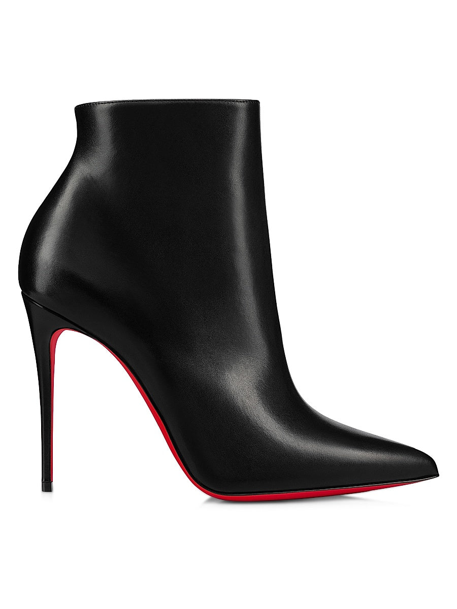 So Kate 100MM Leather Booty Booties