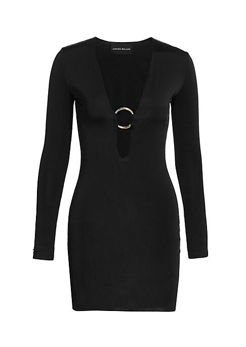 Vivid V-Neck Minidress