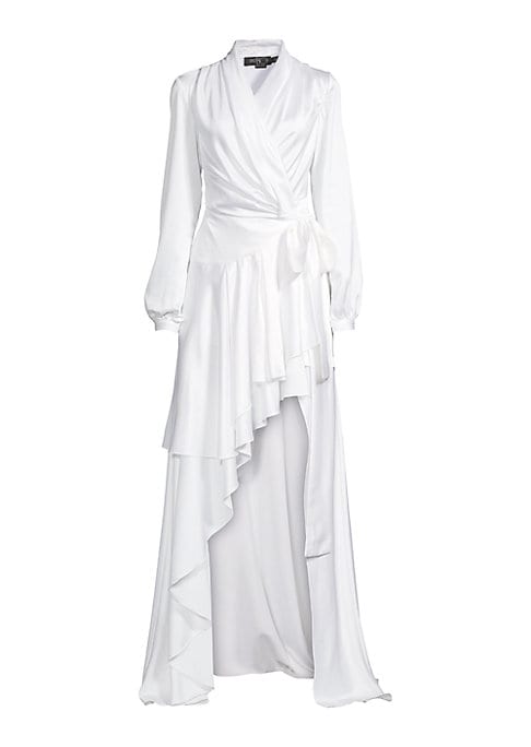 Ruffle Wrap Dress