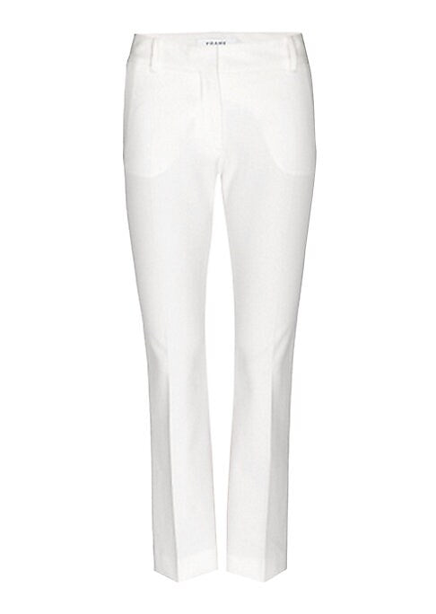 Cropped Flare Trousers