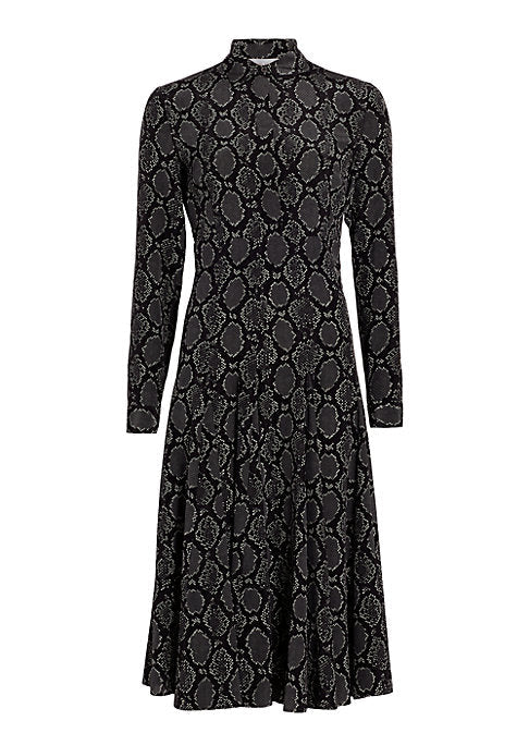 Python Silk Shirtdress Delight