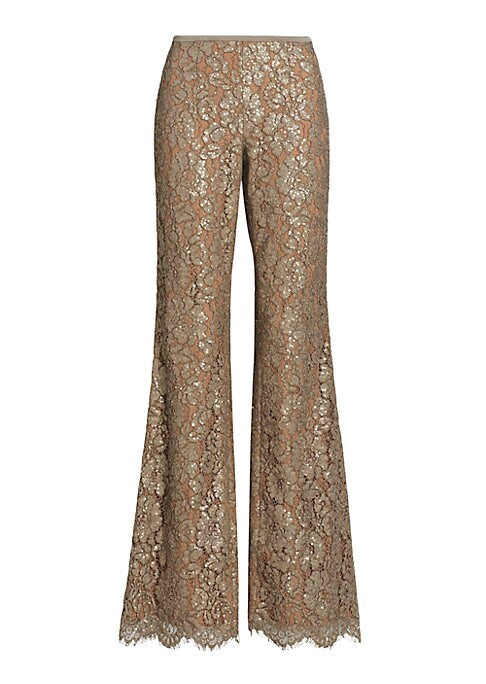 Luxe Lace Sequin Trousers