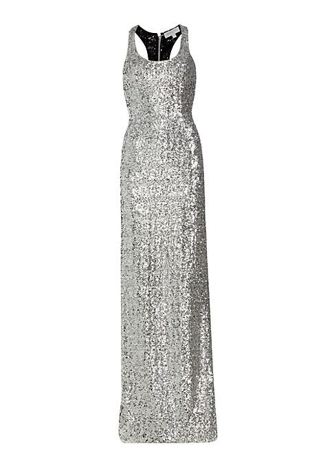 Dazzling Backless Evening Dress
