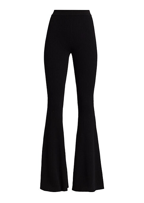 Soft Flare Cashmere Trousers
