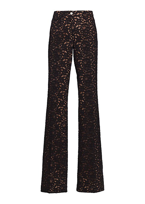 Lace High-Waisted Jeans