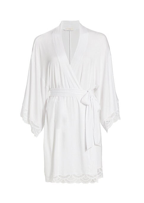 Lace-Trimmed Comfort Robe