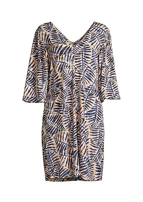 Botanical V-Neck Minidress