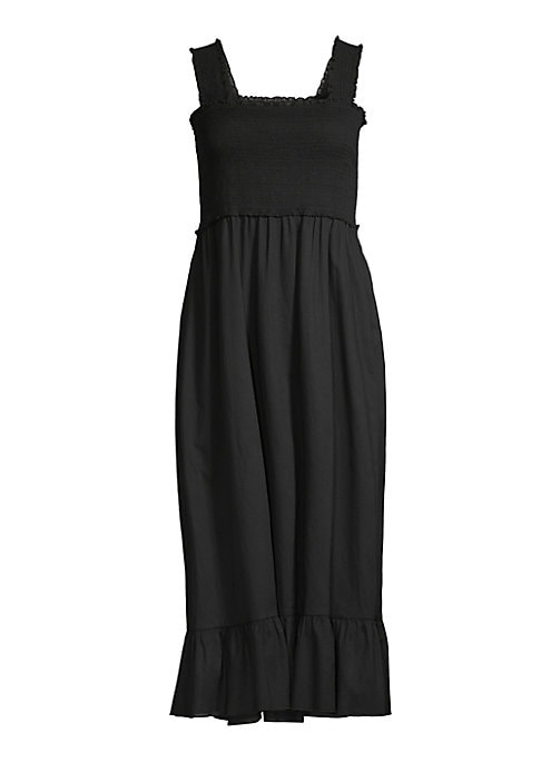 Flirty Cotton Midi Dress