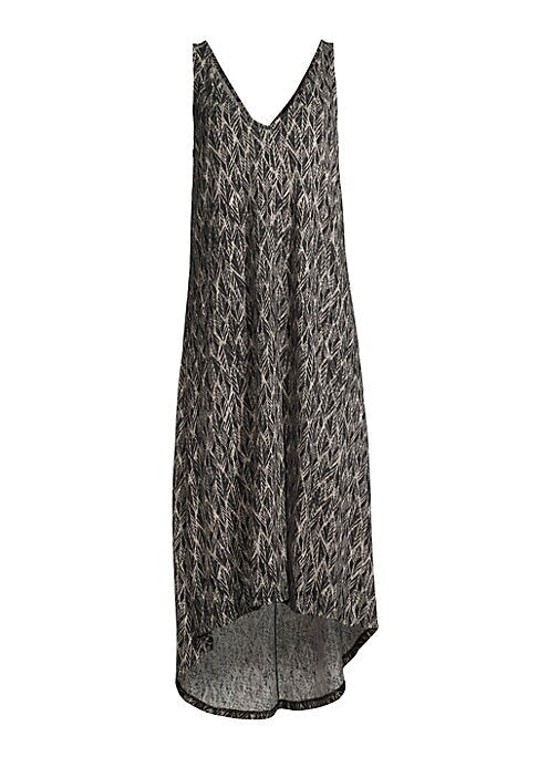 Breezy Leaf Midi Dress
