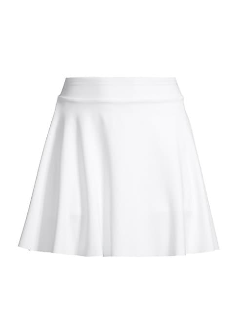 Pleated Stretch Skort