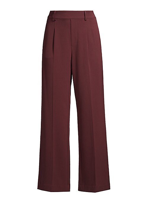Pleated Elegance Wide Pants