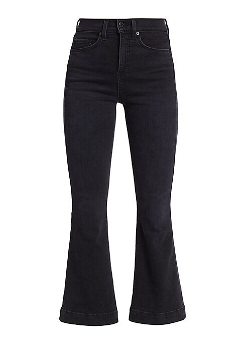Flared High-Rise Stretch Jeans