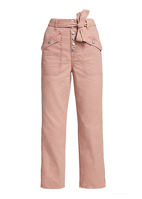 Twill Tie Waist Pants
